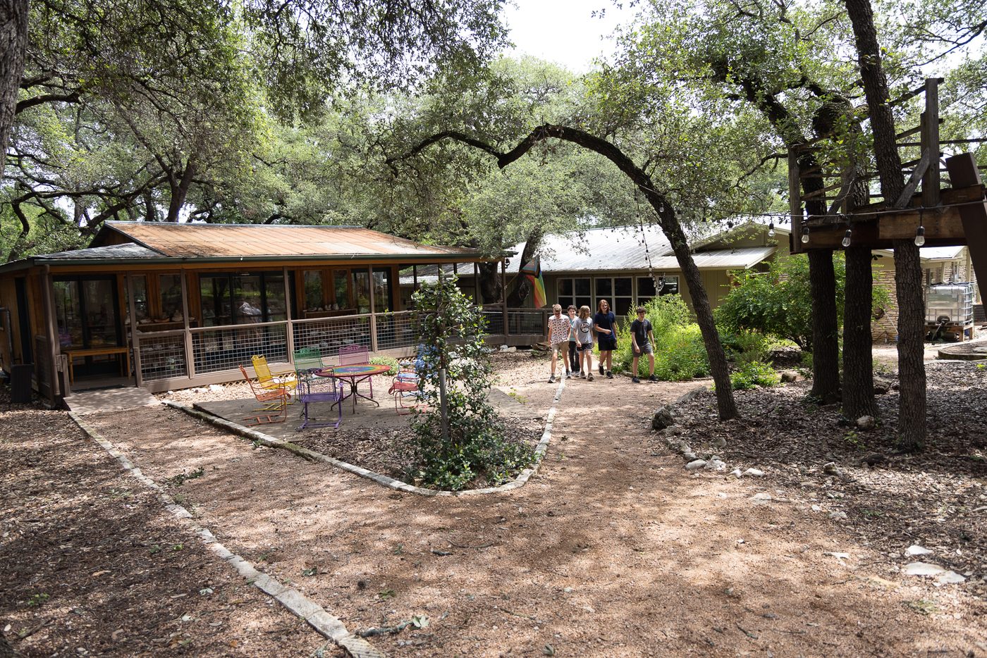 The Gaines Creek adolescent campus at Austin Montessori School