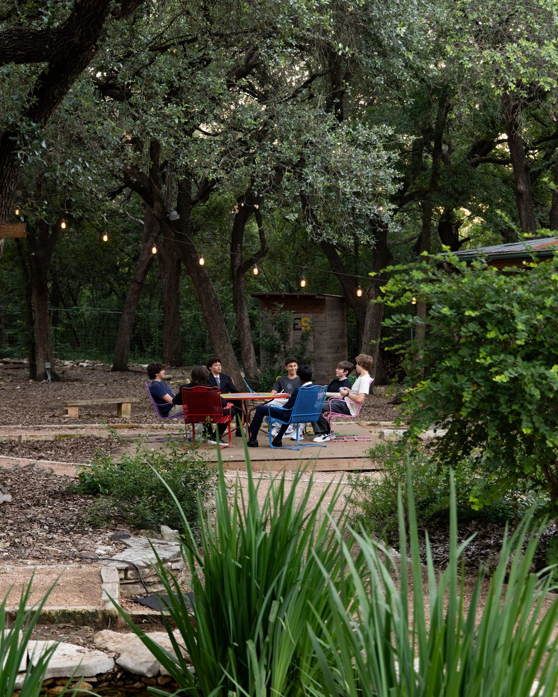 The Gaines Creek adolescent campus at Austin Montessori School