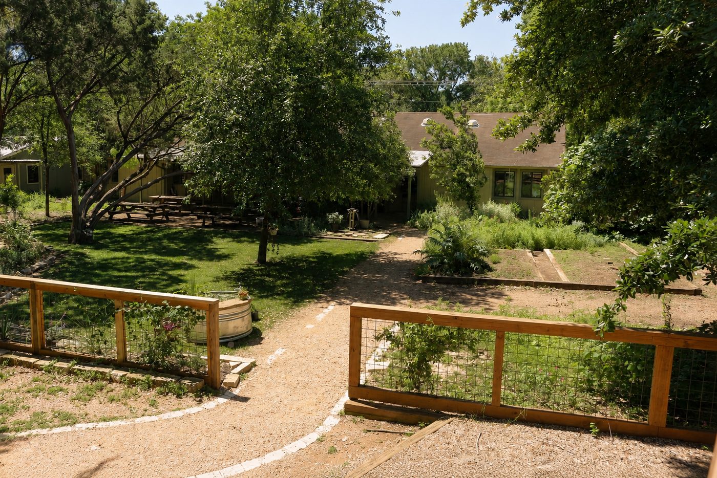 The Sunset Trail campus at Austin Montessori School