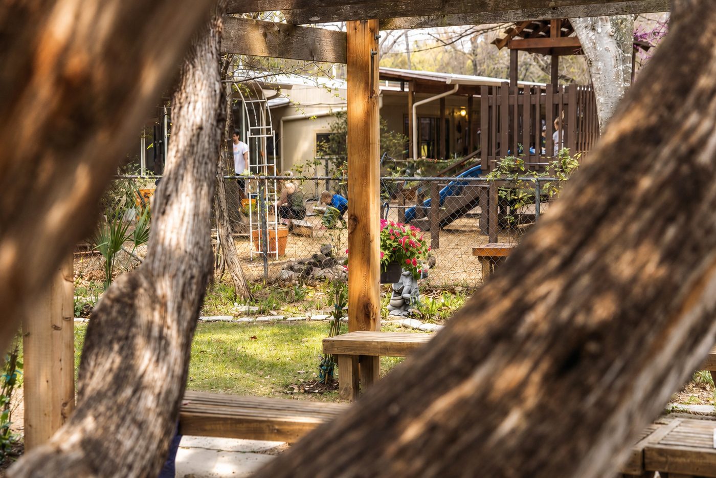 The Sunset Trail campus at Austin Montessori School